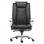 Kit 02 Cadeiras de Escritório Presidente Executiva  New Onix F02 Couro Ecológico Preto - Lyam Decor