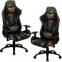 Kit 02 Cadeiras Gamer Office Giratória com Elevação a Gás BC3 Camuflado Verde Military - ThunderX3