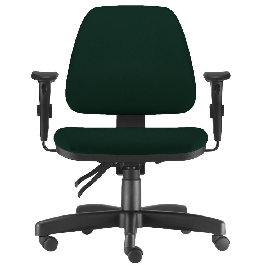 Cadeira de Escritório Giratória Executiva Ergonômica Sky L02 Crepe Verde Musgo - Lyam Decor
