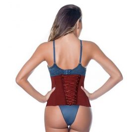 cinta corset modeladora ajustável afina cintura feminina Nayane Rodrigues .