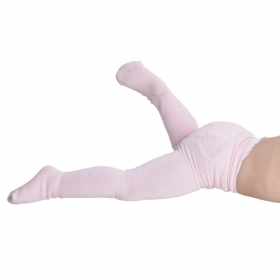 Meia calça para menina de bebê em algodão Trifil