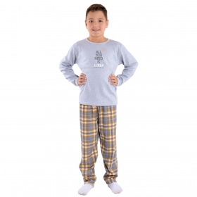 Pijama de inverno Coleção Família filho menino Victory