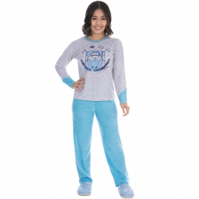 Pijama juvenil de menina de inverno plush SOPHIA Victory