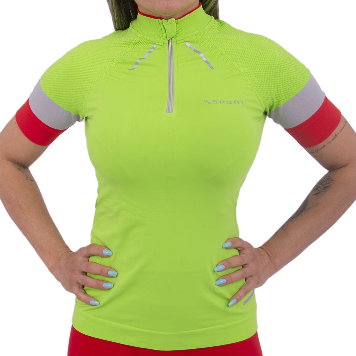 Camiseta ciclismo feminina Lupo.
