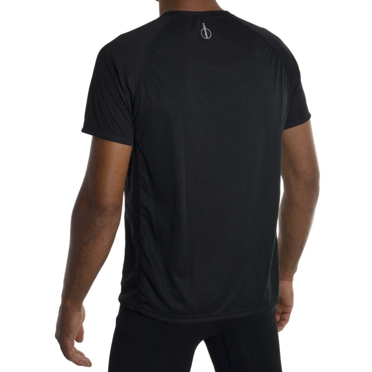 Camiseta dry fit preta masculina Selene