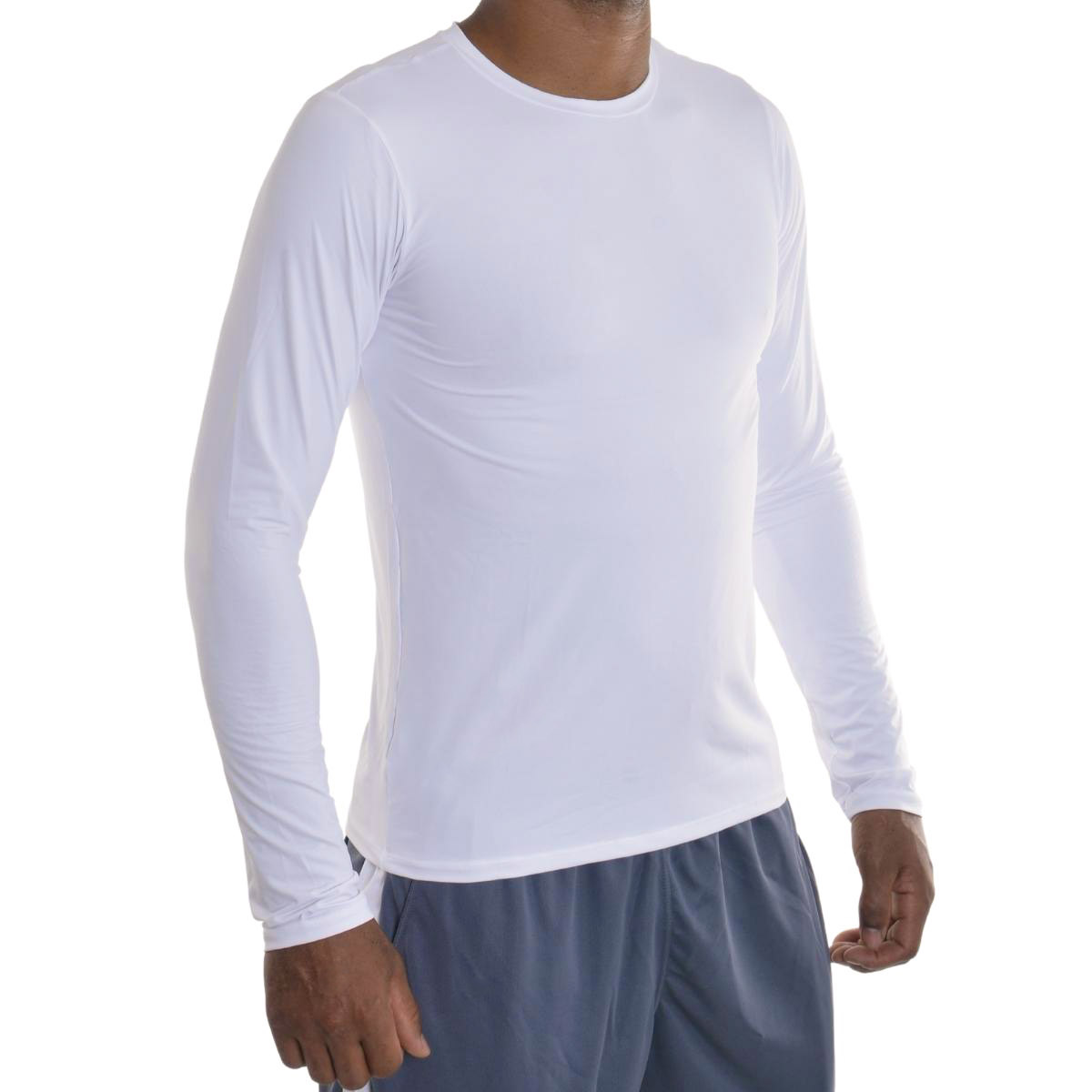 Camiseta masculina manga longa com proteção UV Selene