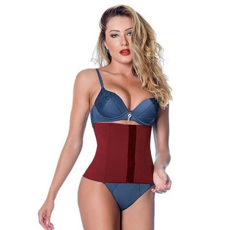 cinta corset modeladora ajustável afina cintura feminina Nayane Rodrigues .