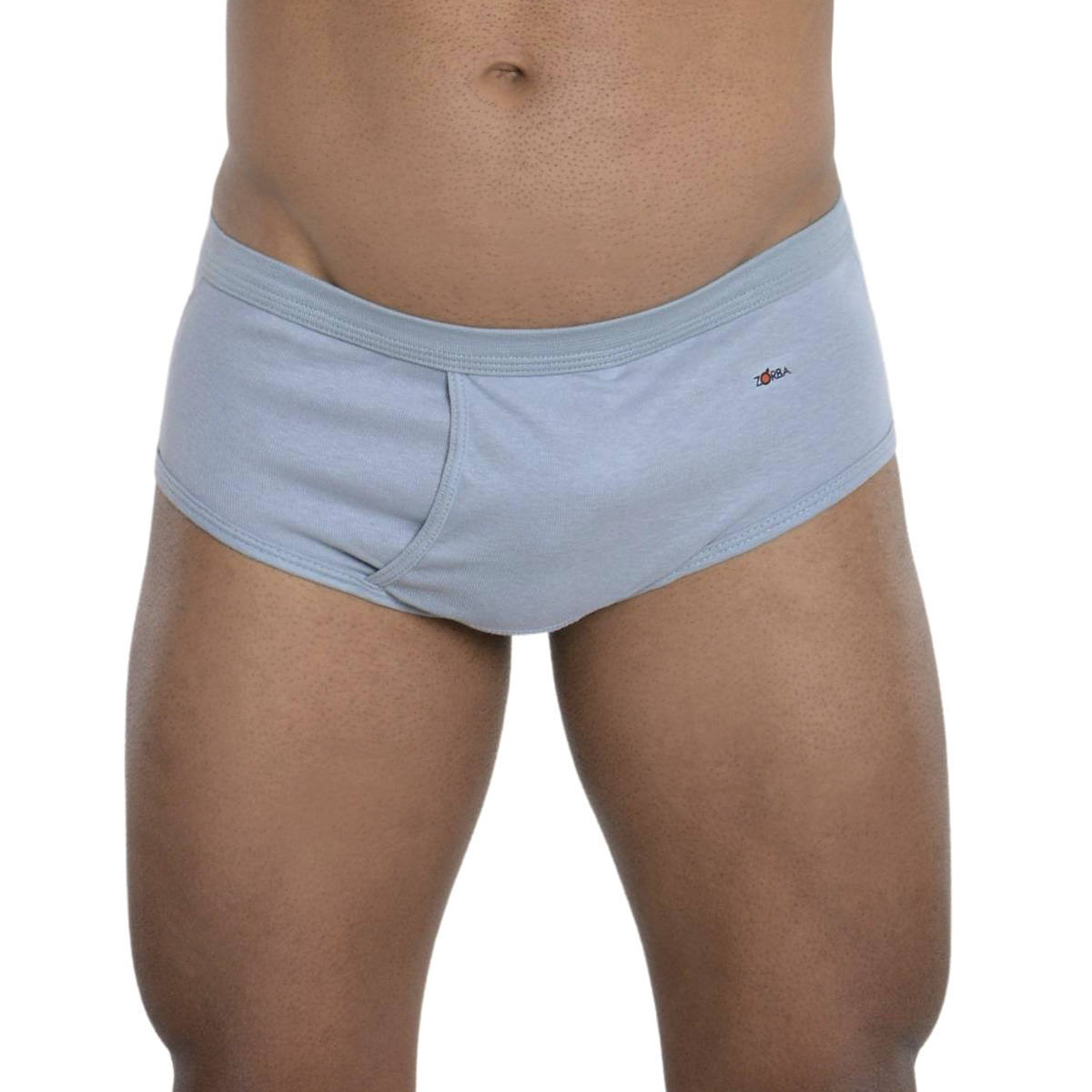 Cueca masculina em algodão modelo slip Linea com abertura Zorba