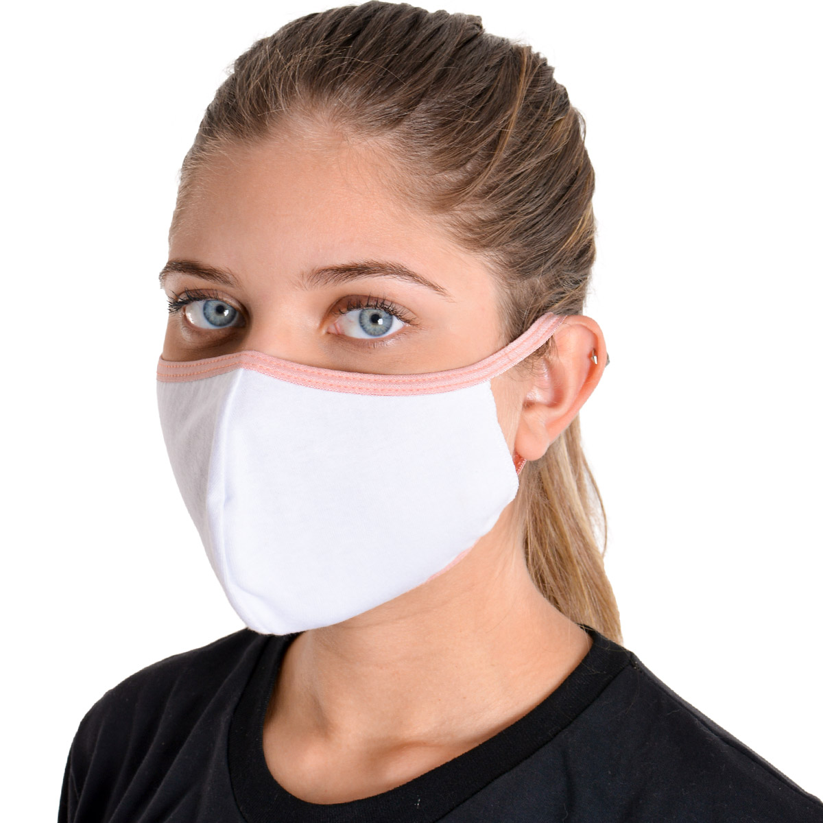 Kit com 10 Máscaras de Proteção Ninja em Tecido de Algodão Reutilizável - Bra Lingerie