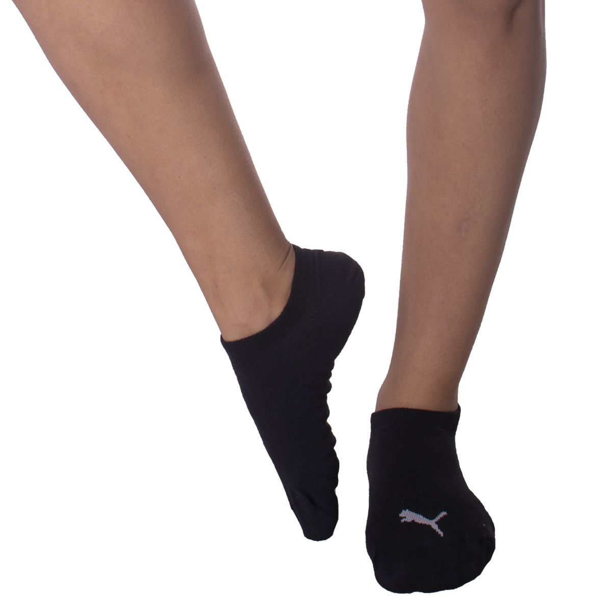 Kit com 3 pares de meia sapatilha feminina esportiva Puma