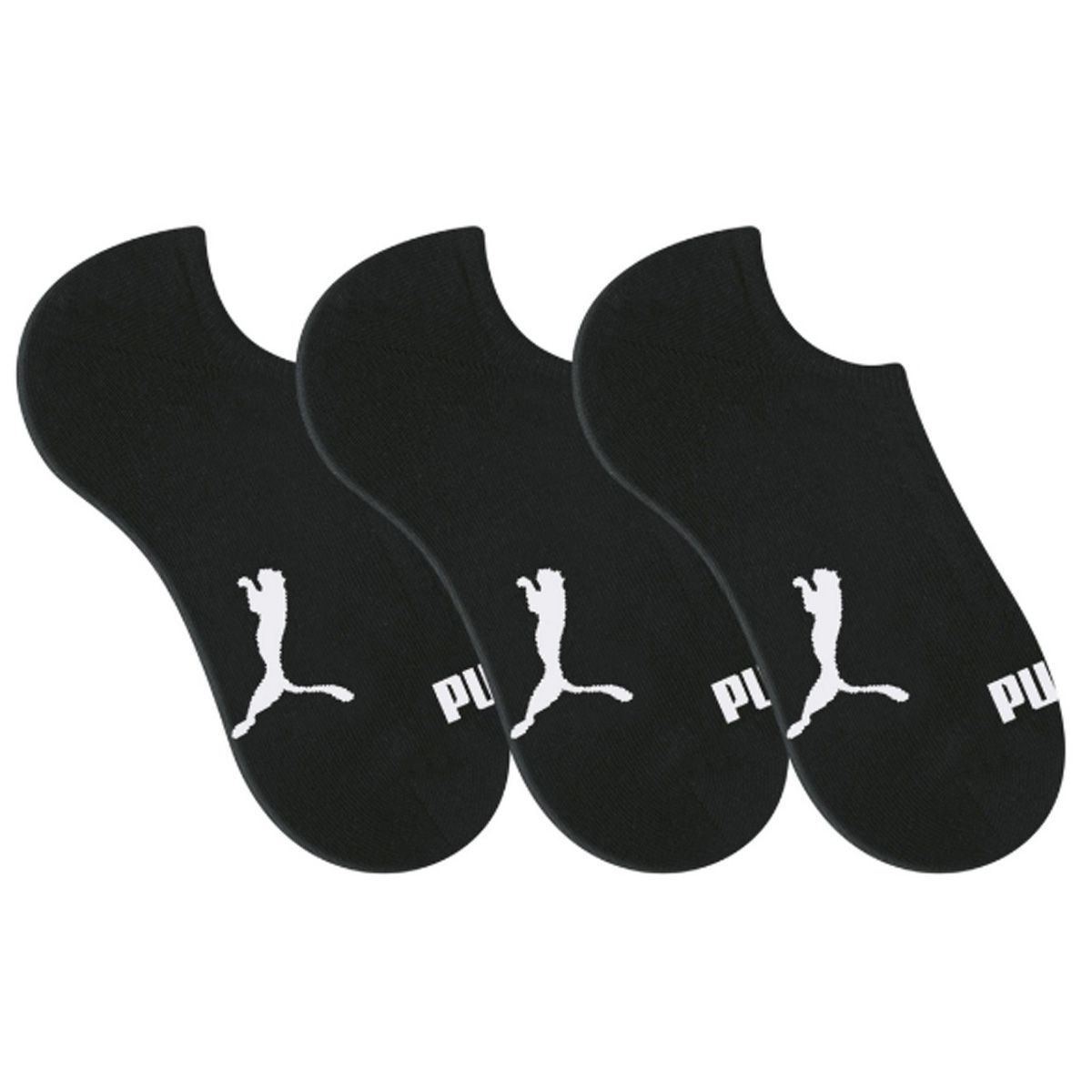 Kit com 3 pares de meias sapatilha esportiva masculina Puma