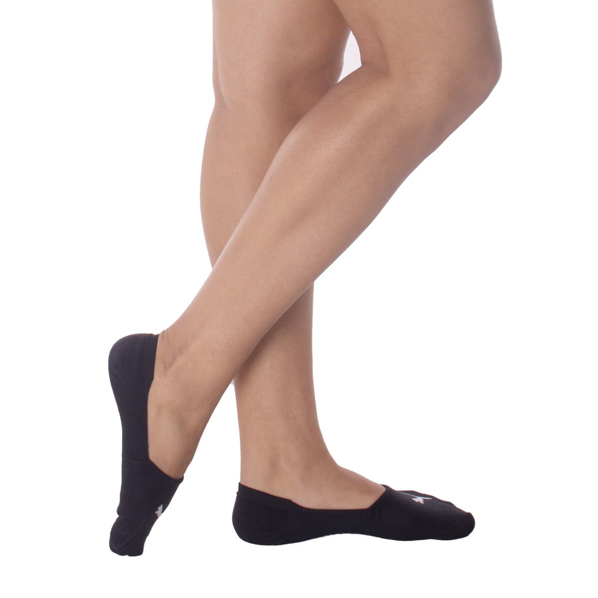 Kit de 2 pares de meias invisível feminina Puma