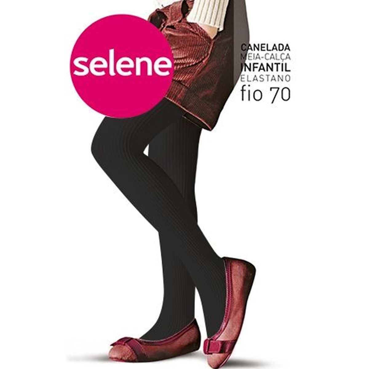 Meia calça infantil fio 70 Selene
