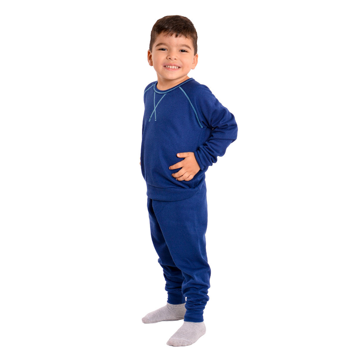 Pijama baby para menino de inverno peluciado Victory