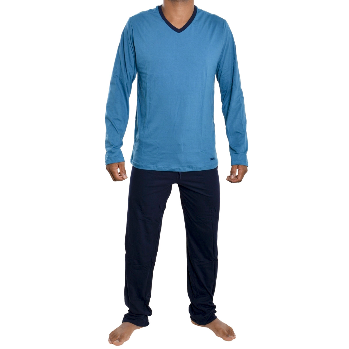 Pijama masculino para o inverno em algodão Mash
