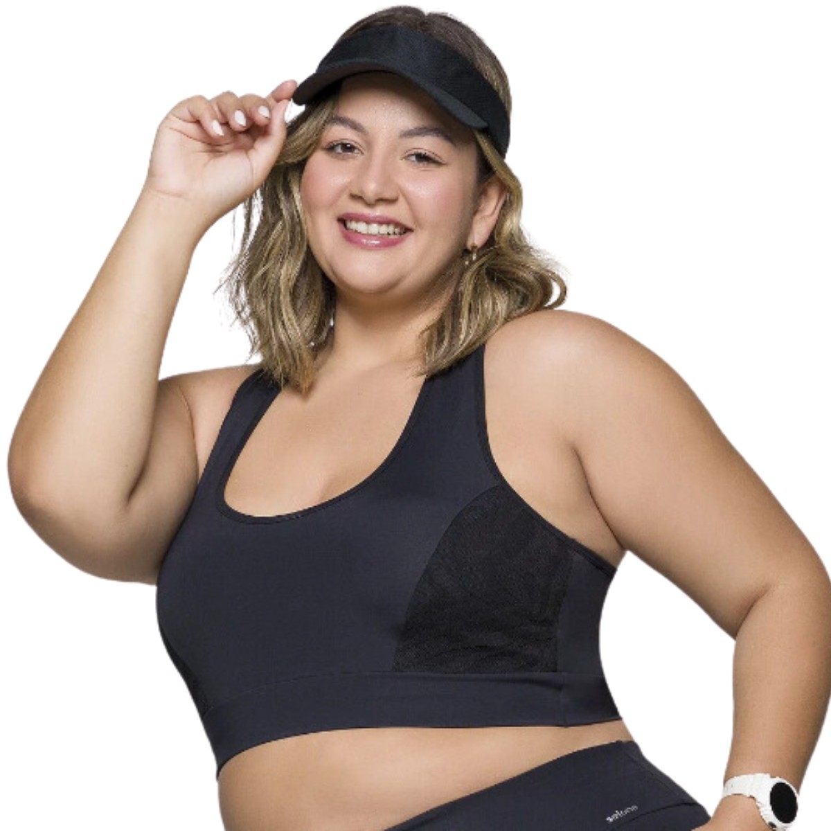 Top Cropped Fitness Plus Size Selene