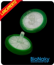 Filtro para Seringa PES 13mm 0,22um Estéril BioNaky
