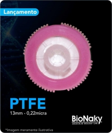 Filtro para Seringa PTFE 13mm 0,22um 100 und./pct. BioNaky