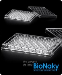 Microplaca para Cultivo Celular 96 Poços Fundo Plano BioNaky