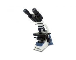 Microscópio Biológico Binocular 1600x Objetivas Acromáticas Série BLUE Biofocus