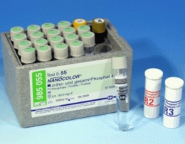 Nanocolor Fosfato (Orto e Total) 5-150 20 testes/pct. Macherey-Nagel (MN)
