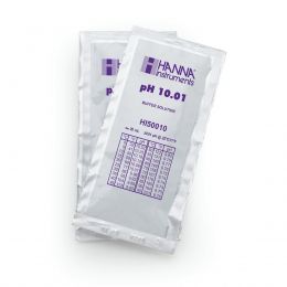 Solução Tampão de Calibração pH 10.01 - 25 Pacotes com 20ml cada Hanna  
