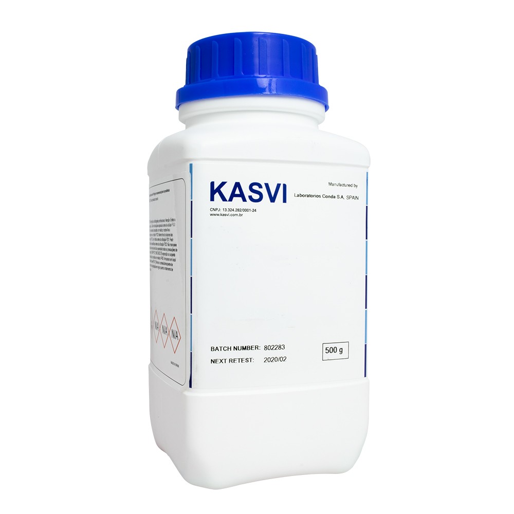 Agar Bacteriológico Frasco 500g Kasvi