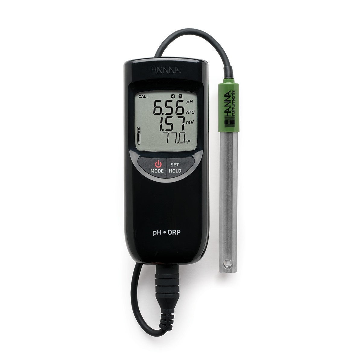 Medidor Portátil de pH/pH-mV/Orp/Temperatura à Prova D'água Hanna