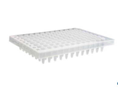 Microplaca para RT-PCR (qPCR) 0,2mL 96 Poços - Meia Borda - para ABI 7500, Bio-rad CFX96 (e outros), 10 und./pct. Axygen 