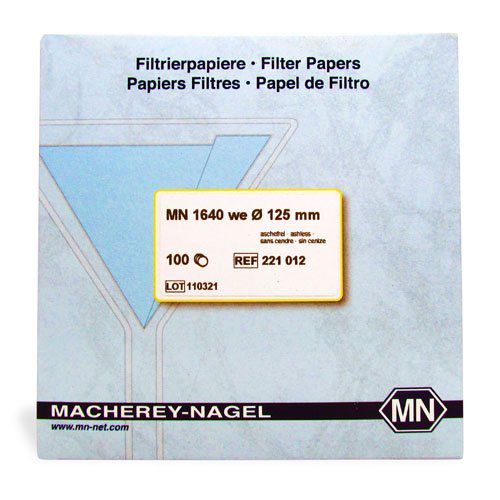 Papel Filtro Quantitativo 1640 90 mm/ diam. - 100 und./ cx. Macherey-Nagel (MN)