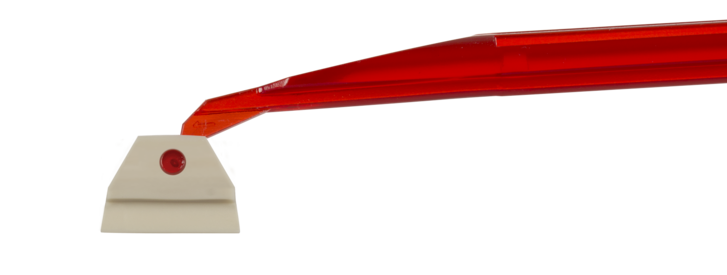 Raspador de células sarstedt com lâmina macia e flexível, 16 cm, caixa com 100 unid.