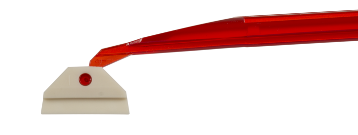Raspador de células sarstedt com lâmina macia e flexível, 25 cm, caixa com 100 unid.