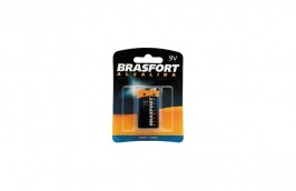 Bateria Alcalina de 9V 6LR61 6304 - Brasfort