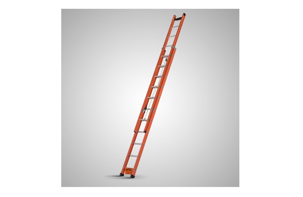 Escada de Alumínio/Fibra Extensiva com Degrau Vazado de 5,10 x 8,70 EAFV-28 - Sintese