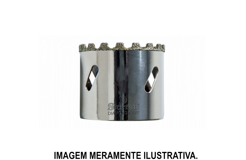 Serra Copo Diamantada 10 mm para Vidro e Cerâmica KD0010-S - STARRETT