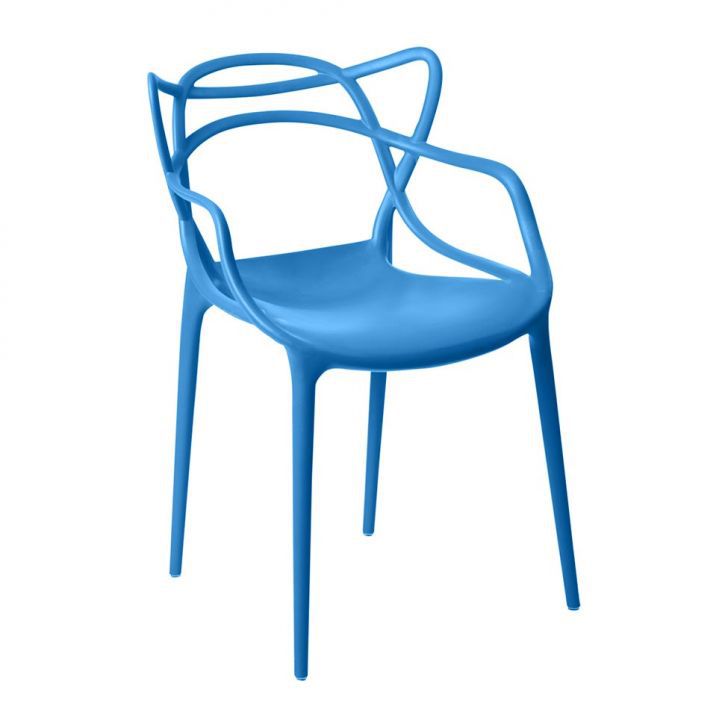 Cadeira Allegra Sala de Jantar Azul - D'Rossi