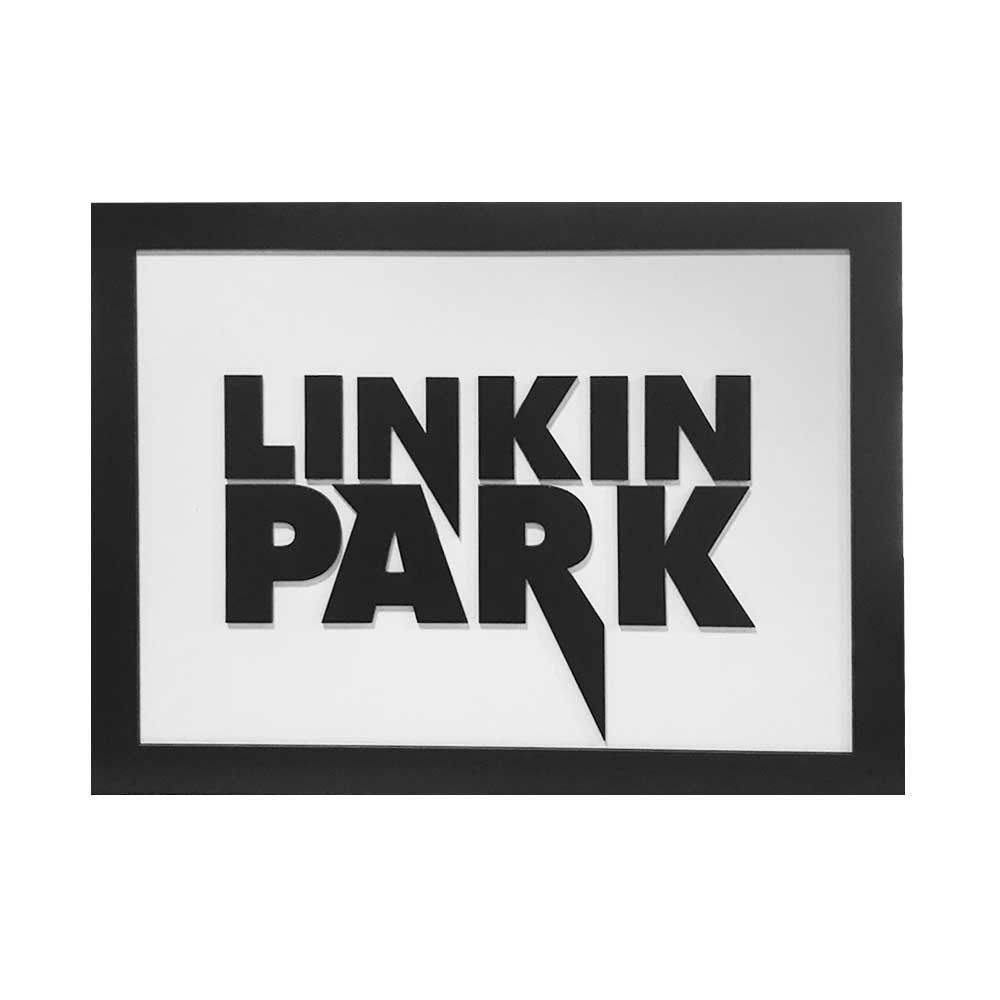 Quadro Decorativo ''Linkin Park'' 40x30 com Base - D'Rossi