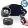 KIT 2x Caixa de Som para PC com Subwoofer e Bluetooth Knup KP-6018BH