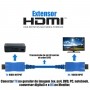 KIT 3x Extensor HDMI Full HD 1080p até 30 Metros via Cabo de Rede RJ45 Cat5e/6 XTrad XT2185