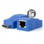 KIT 5x Extensor HDMI Full HD 1080p até 30 Metros via Cabo de Rede RJ45 Cat5e/6 XTrad XT2185