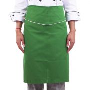 Avental de Cozinheiro Meio Corpo Verde Vegano Chef Restaurante