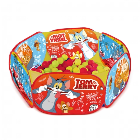 Piscina de Bolinhas Tom e Jerry Com 100 Bolinhas Sortidas - Wp Connect