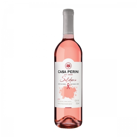 Vinho Rosé Seco Merlot Solidário 750ml - Casa Perini