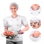 Kit Dólmã Princesa e Touca Chef Confeiteira Biscoitos Recheados - Wp Connect