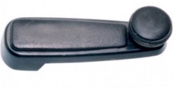 Macaneta vidro porta * plastica preta * - Chevette 1985 a 1993