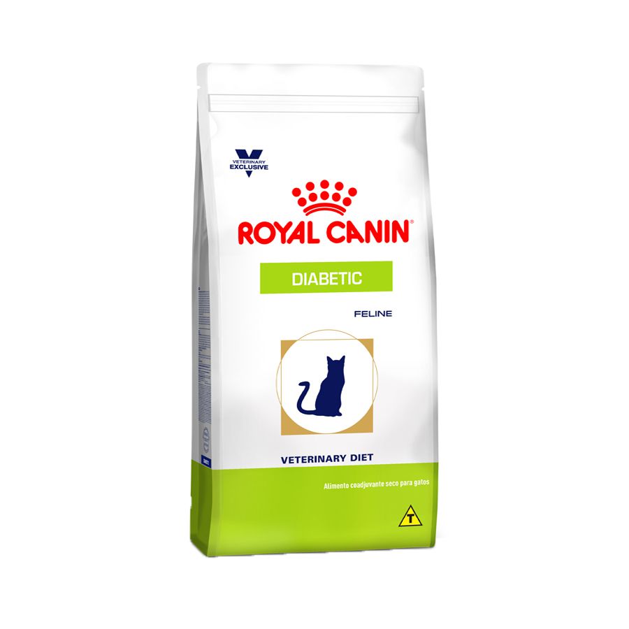 Ração Royal Canin Veterinary Diabetic - Gatos Adultos - 1,5kg