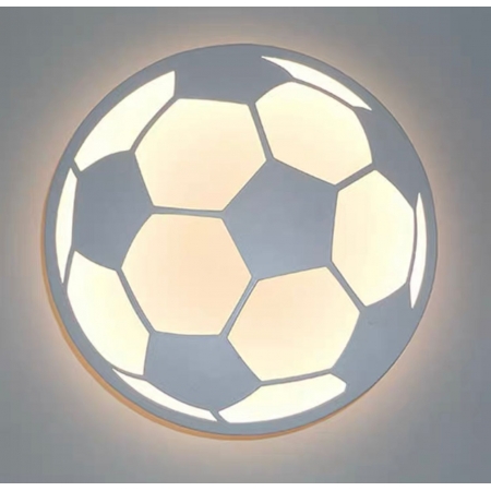 Arandela Decorativa Bola de Futebol 23cm Led 15W 3200K Bivolt