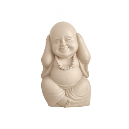 Escultura Decorativa Buda em Cimento 12cm 17402A Mart
