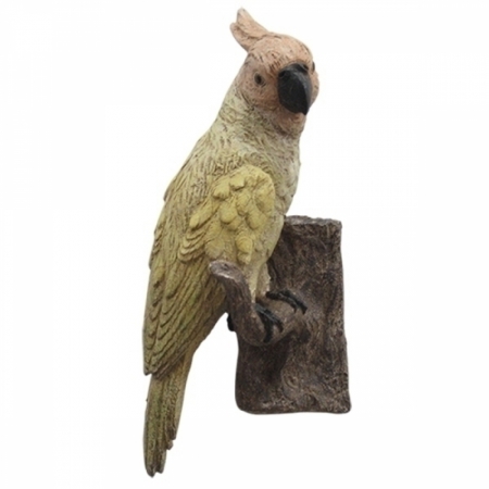 Escultura Decorativa Pássaro de Parede em Resina 29cm QC0565 BTC