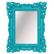 Espelho Barrock Azul Decorativo 16,5x21CM 4038 Mart Collection